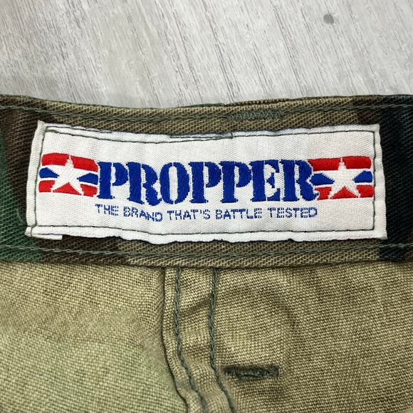 Propper International Green Camo Cargo Hunting Combat Straight Leg Baggy Pants - Picture 9 of 15